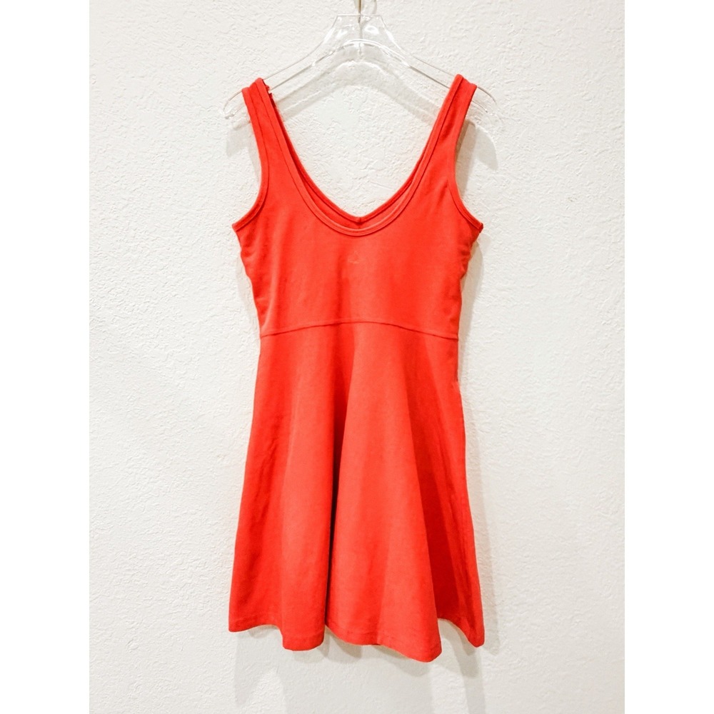 Beyond Yoga Spacedye Apricot Coral Tank Dress XS Fit & Flare Athleisure Cute